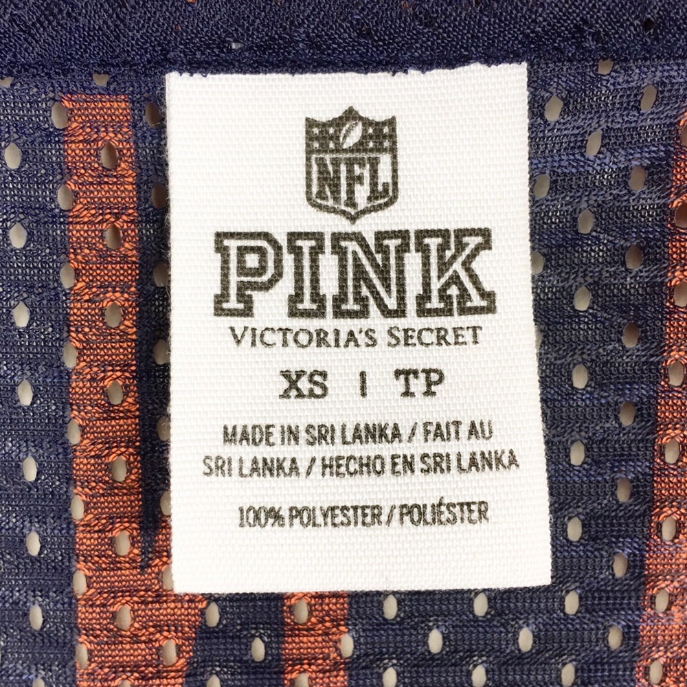 🏈 Victoria’s Secret PINK Chicago Bears Jersey XS - Picture 3 of 5
